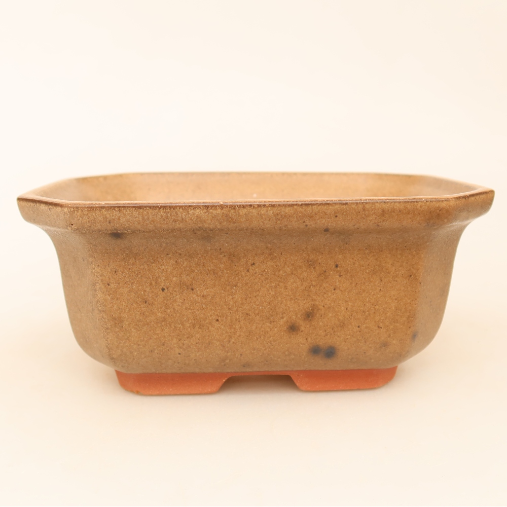 Keramikschale  15 x 12 x 7 cm, Farbe: braun