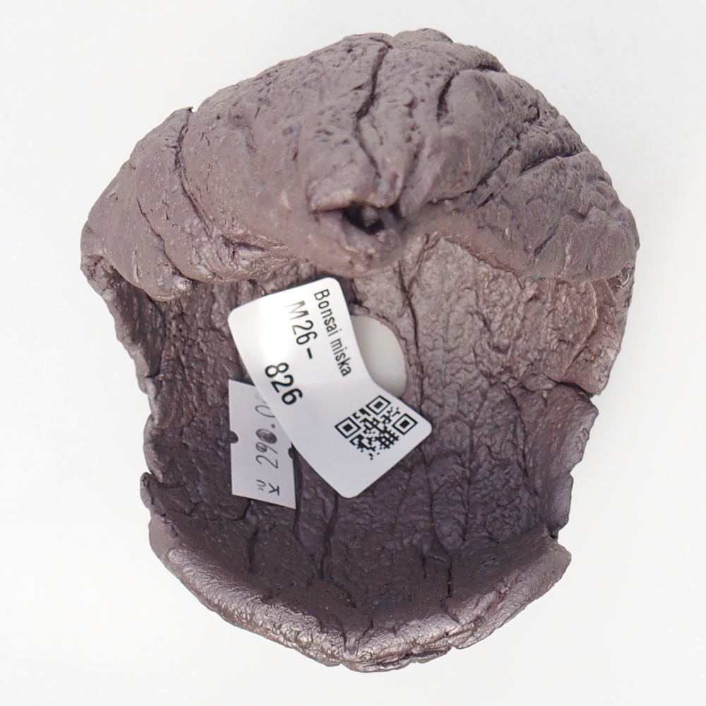 Keramikschale 8 x 8 x 12,5 cm , Metallic-Farbe