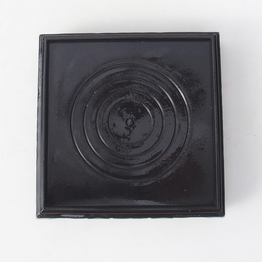 Bonsai-Tisch Kunststoff quadratisch 11 x 11 x 3,5 cm, Farbe schwarz