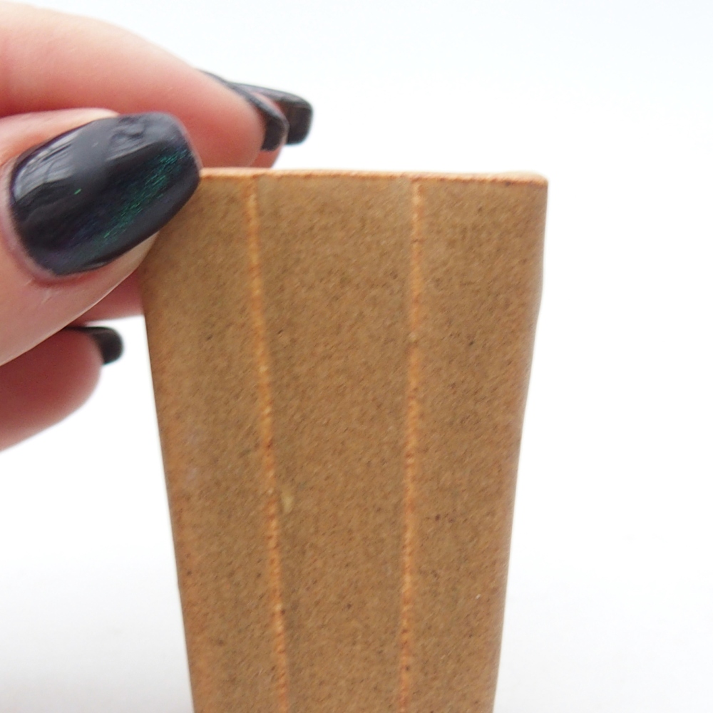 Mini-Bonsaischale 3,5 x 3,5 x 5,5 cm, braun