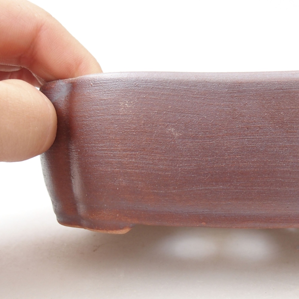 Bonsaischale aus Keramik 15,5 x 12 x 6 cm, Farbe blau