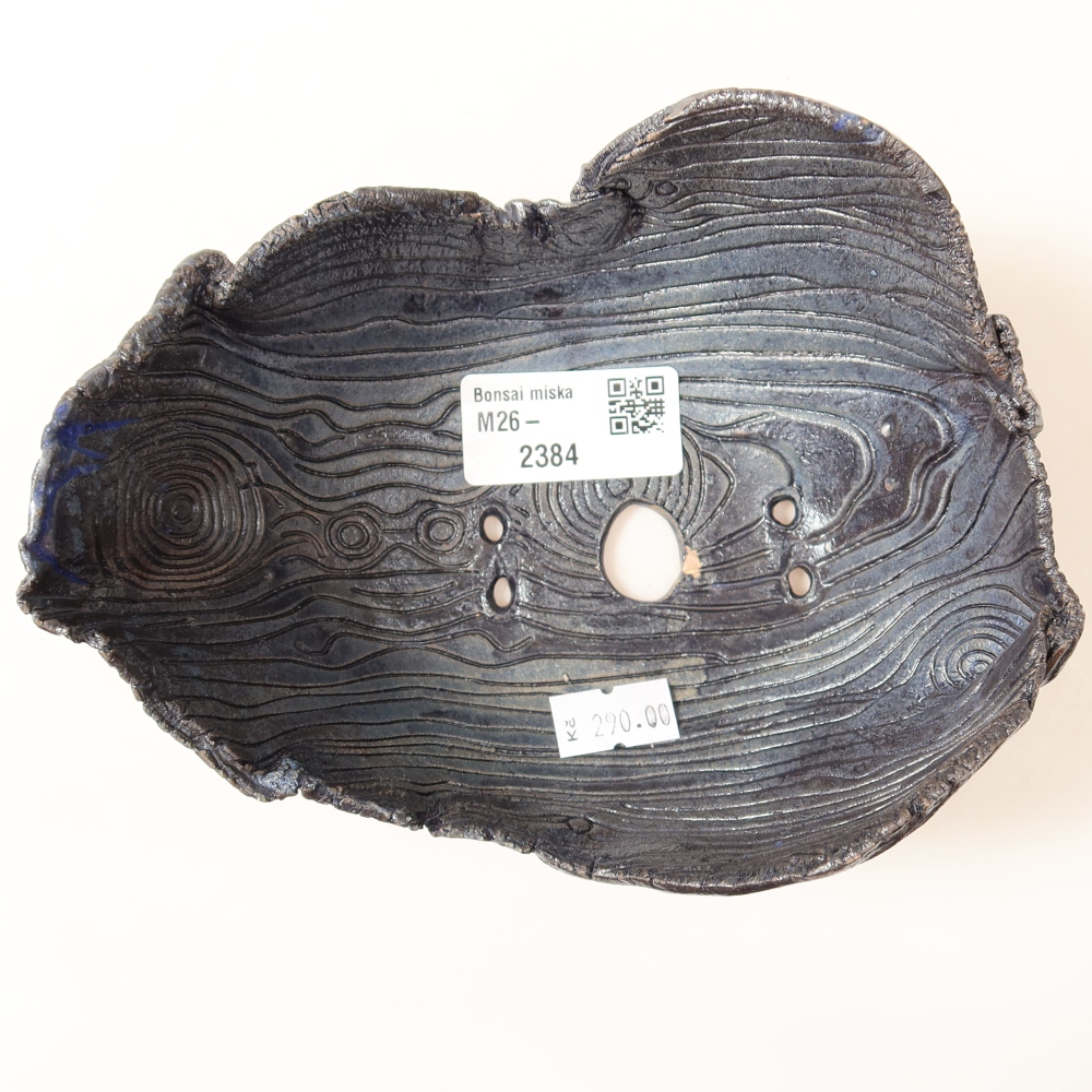 Keramikschale  15,5 x 12 x 6,5 cm, Farbe: grün