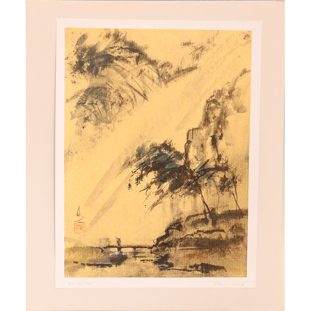 Kalligraphie – Im Wind