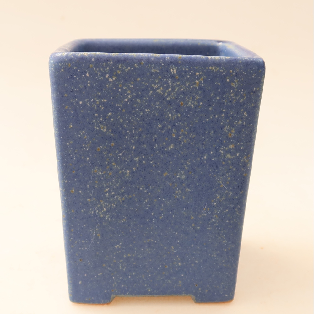 Keramik-Bonsai-Schale 7,5 x 7,5 x 10 cm, Farbe: Blau