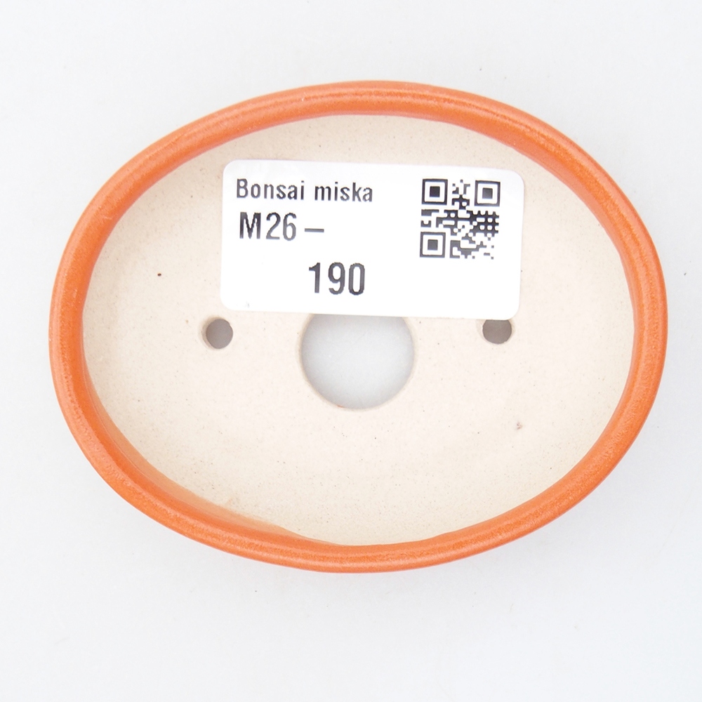 Mini-Bonsaischale 7,5 x 6 x 2 cm, orange