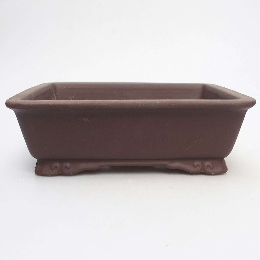 Schale 20,5 x 17 x 7 cm braun