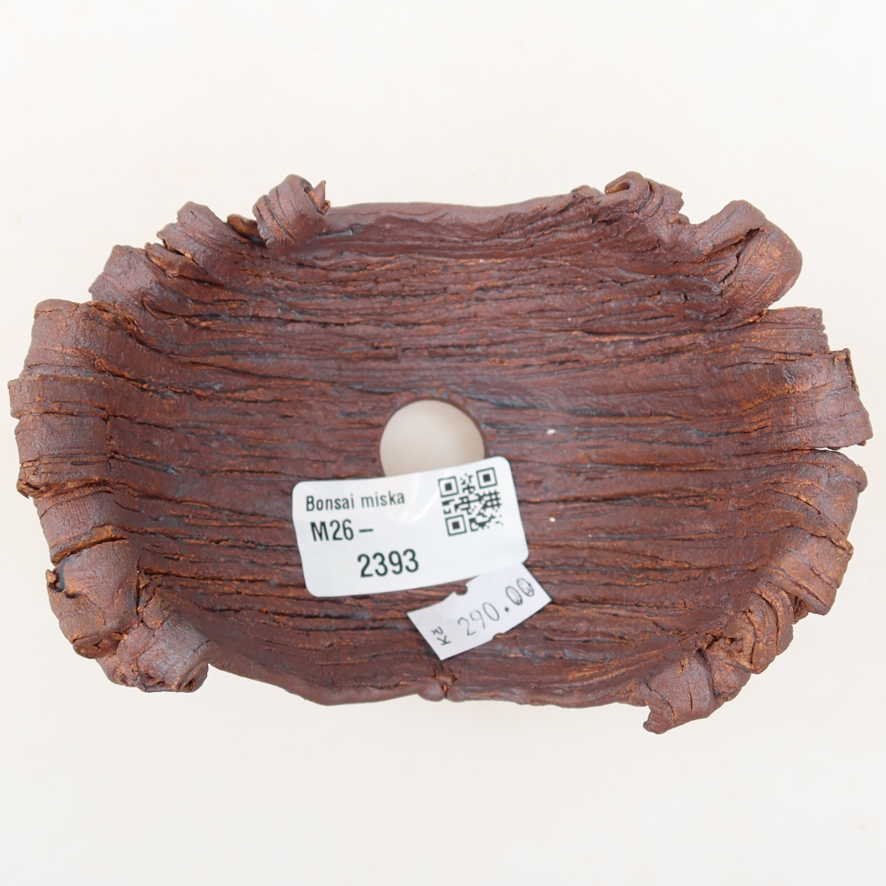Keramikschale  12 x 8 x 7 cm, Farbe: braun