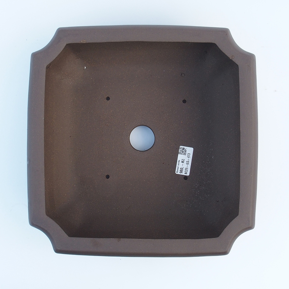 Schale 29 x 29 x 11 cm braun