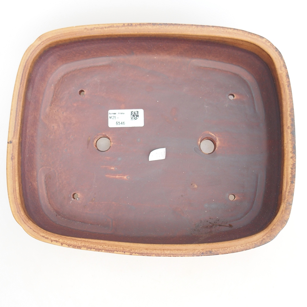 Bonsaischale aus Keramik 29,5 x 24 x 7 cm, rosa