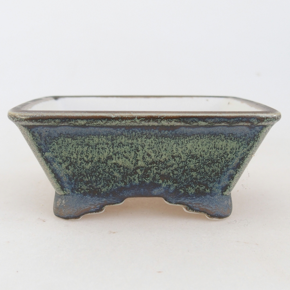 Mini-Bonsaischale 8,5 x 7,5 x 4 cm, grün