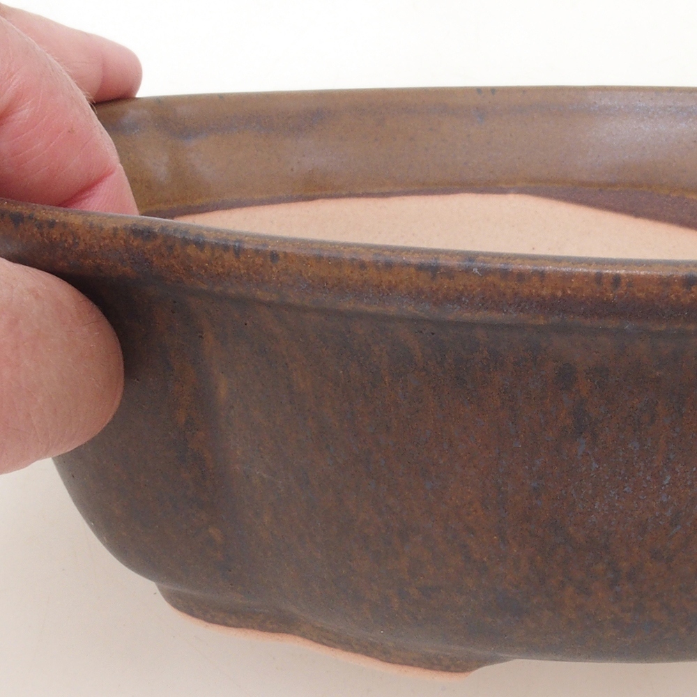 Bonsaischale H75 - 19 x 14 x 6,5 cm - braun