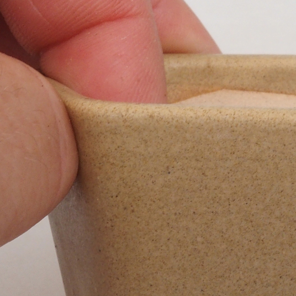 Mini-Bonsaischale 5 x 5 x 5 cm, braun