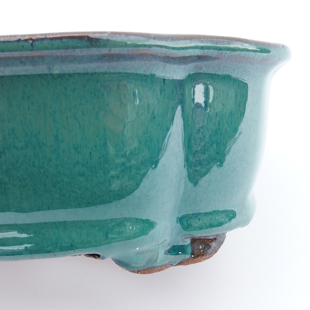 Schale 20 x 16 x 6,5 cm grün-blau