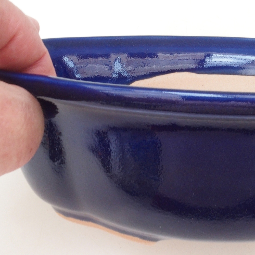 Bonsaischale H75 - 19 x 14 x 6,5 cm - blau
