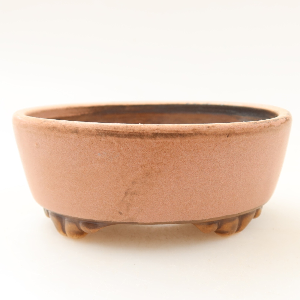 Bonsaischale aus Keramik 9,5 x 8 x 4 cm, rosa