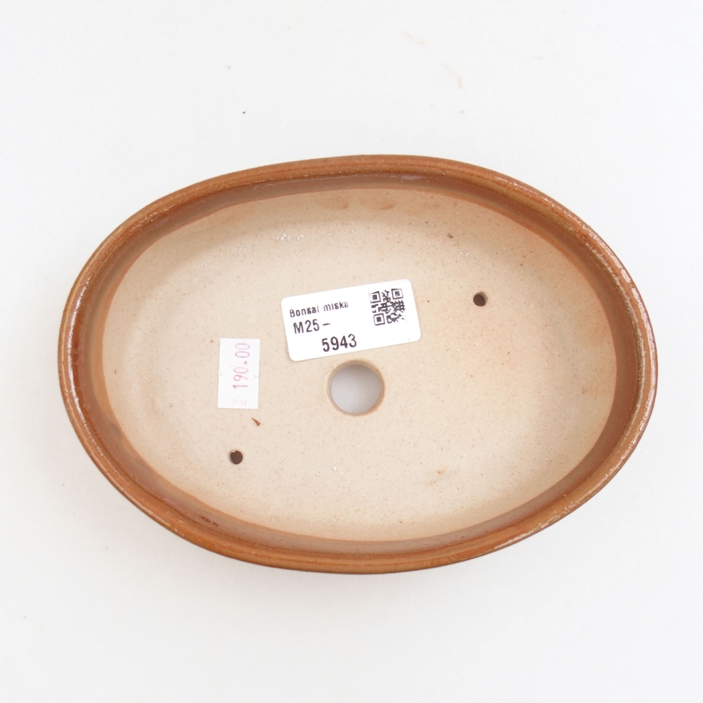 Bonsaischale aus Keramik 15,5 x 12 x 6 cm, Farbe blau