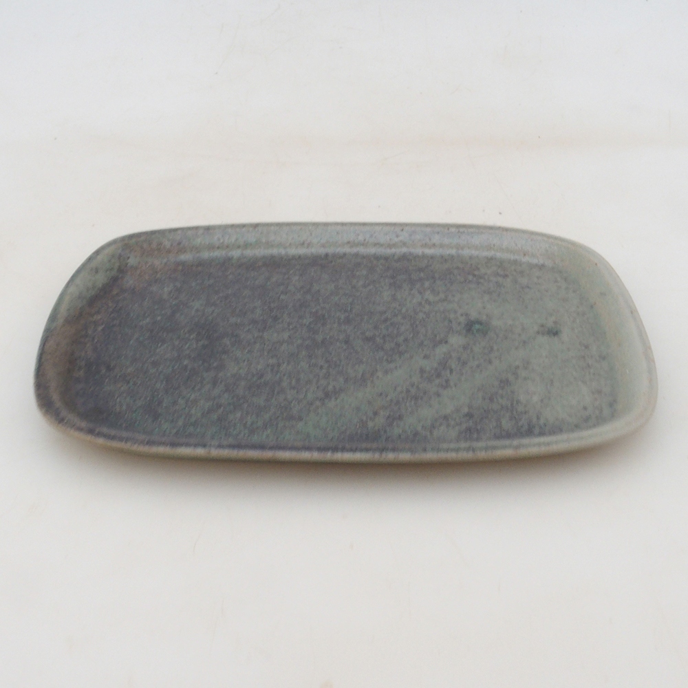 Keramische Untertasse H02 - 17,5 x 12 x 1 cm - grün