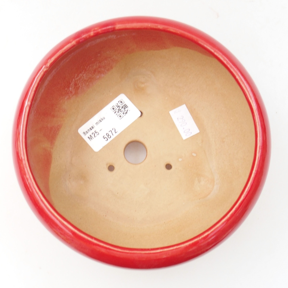 Bonsaischale aus Keramik 15,5 x 12 x 6 cm, Farbe blau