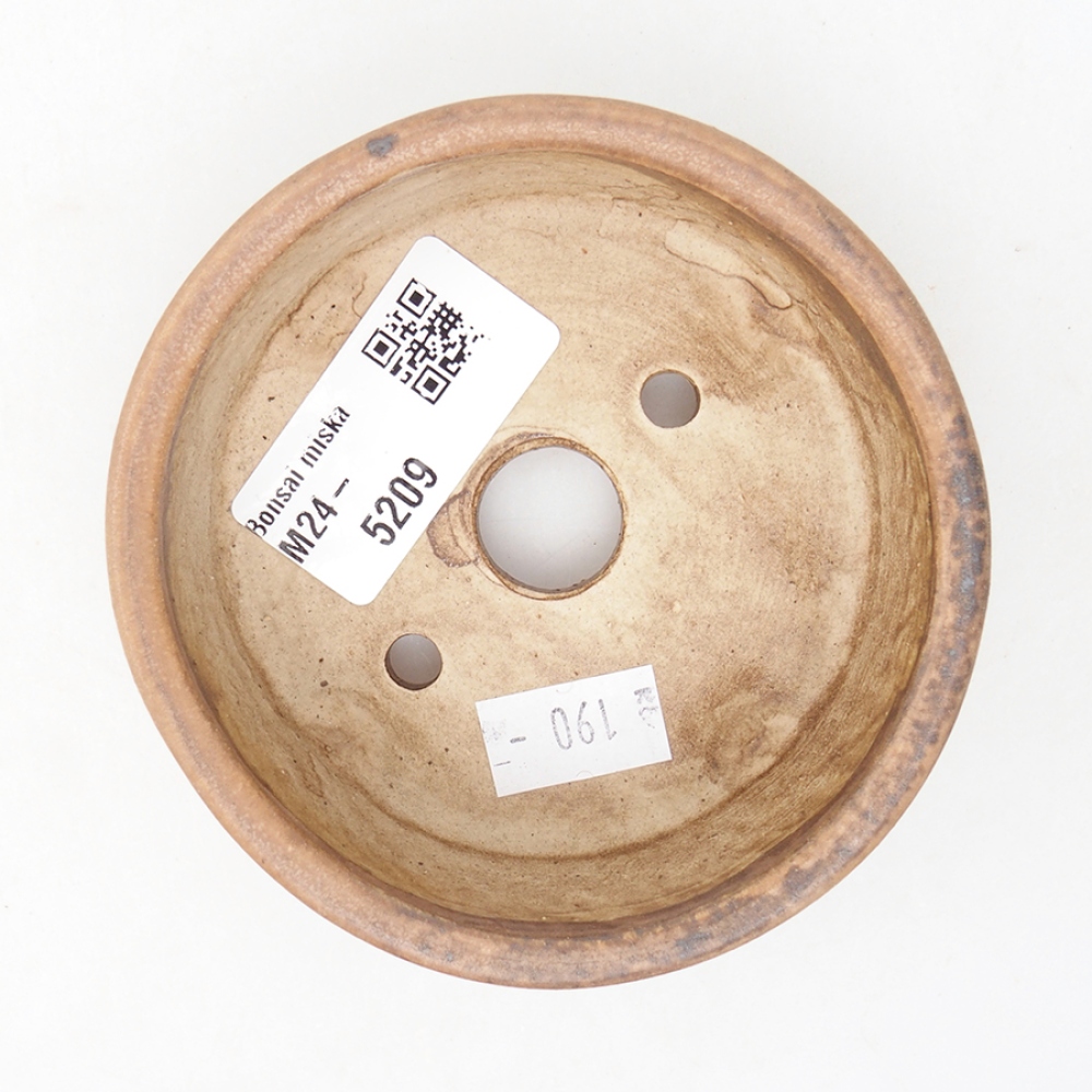 Bonsaischale aus Keramik 9 x 9 x 3,5 cm, rosa