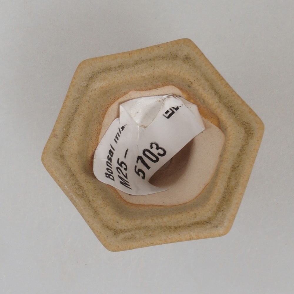 Mini-Bonsaischale 4 x 3,5 x 3 cm, braun