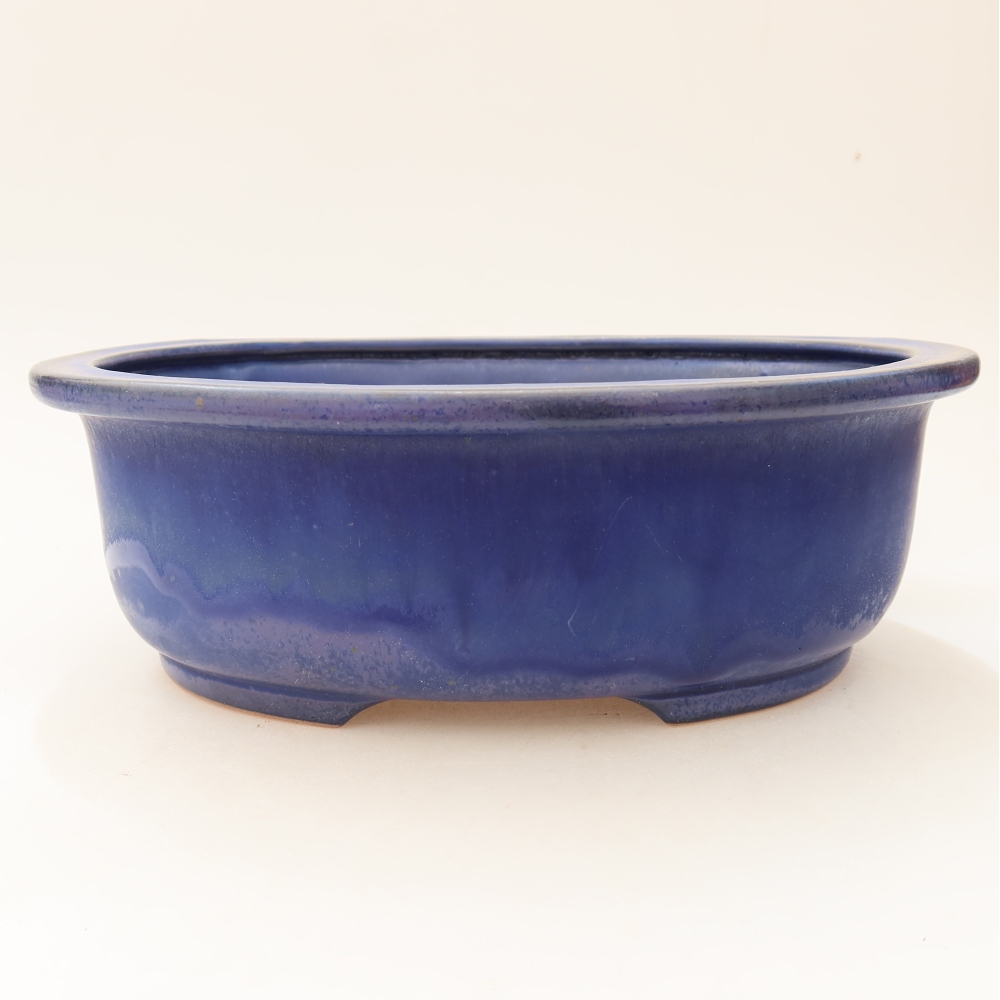 Bonsaischale aus Keramik 23 x 19 x 7 cm, braun