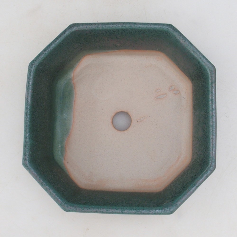 Bonsaischale H14 - 17,5 x 17,5 x 6 - grün