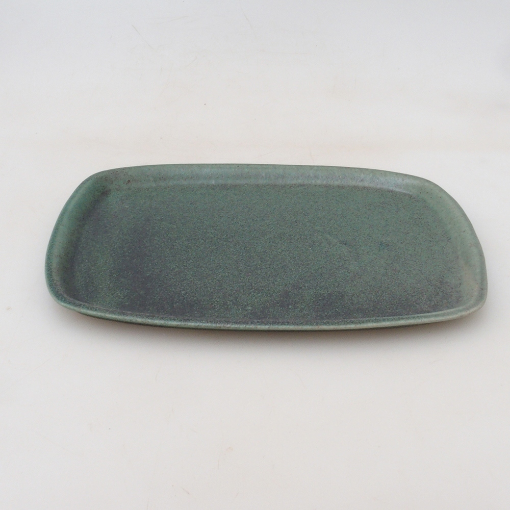 Keramikschale H08 - 22,5 x 16 x 1 cm - grün