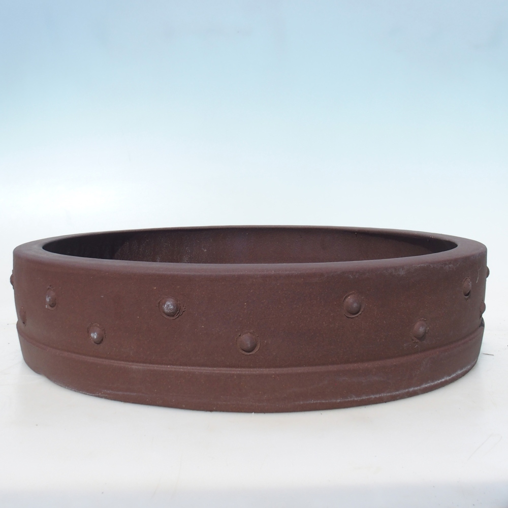 Bonsaischale 41,5 x 41,5 x 9,5 cm - braun