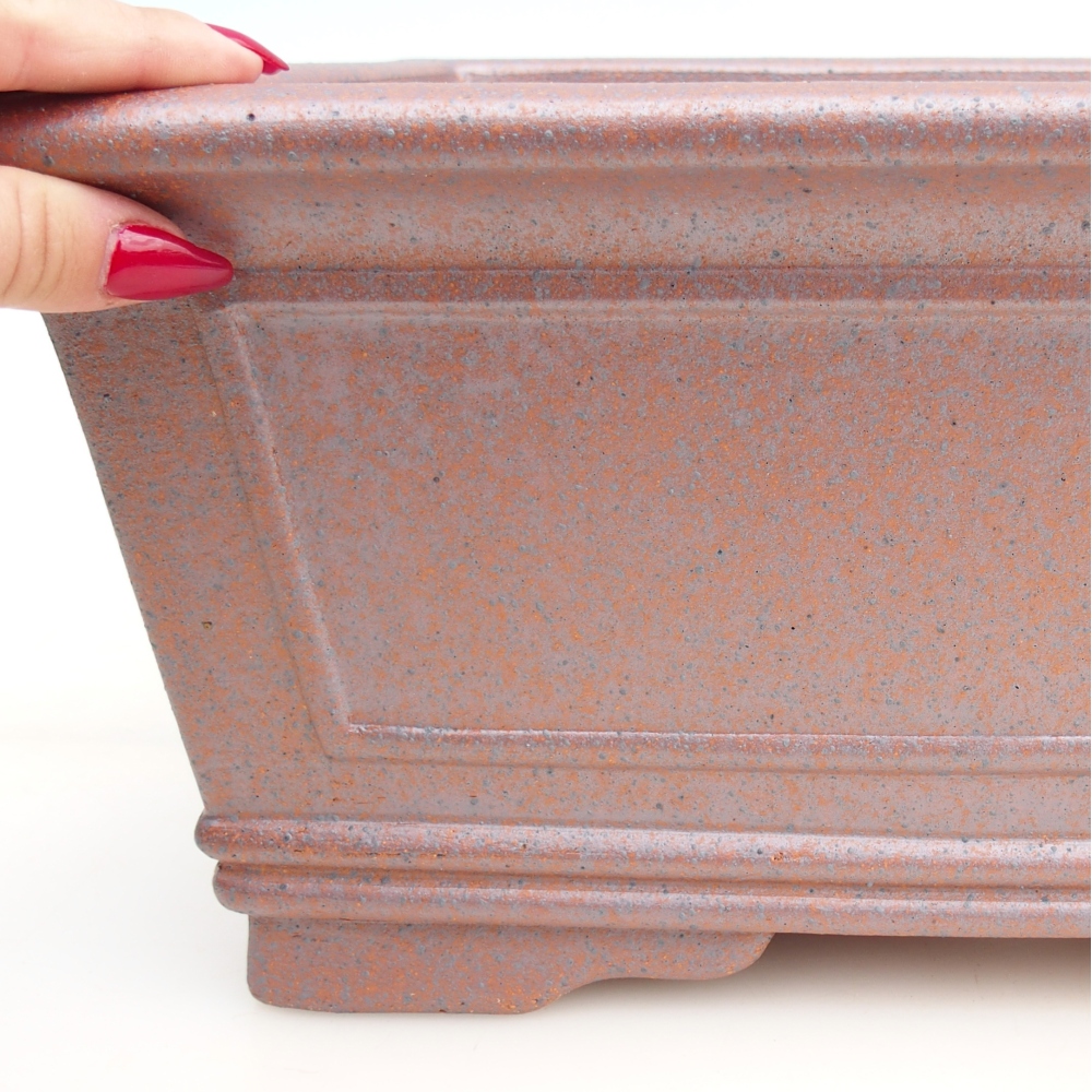 Bonsaischale aus Keramik 42 x 29 x 16 cm , Farbe Metall - NUR PERSÖNLICHE ABHOLUNG oder Palettentransport