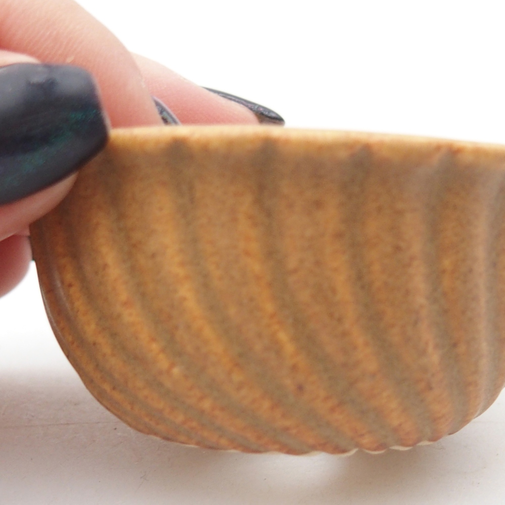 Mini-Bonsaischale 5,5 x 5,5 x 3 cm, braun