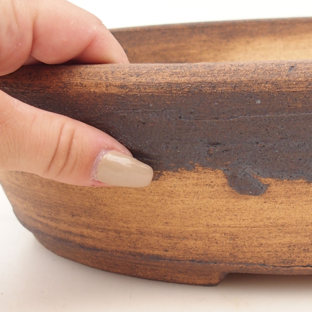 Bonsaischale 33 x 25 x 8,5 cm , Farbe braun