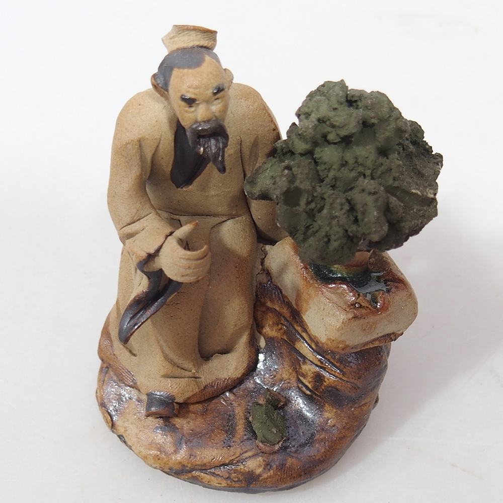 Keramik-Figur - Bonsaiista
