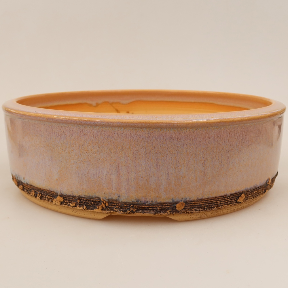 Keramik-Bonsai-Schale 27 x 27 x 8 cm, Farbe: Rosa