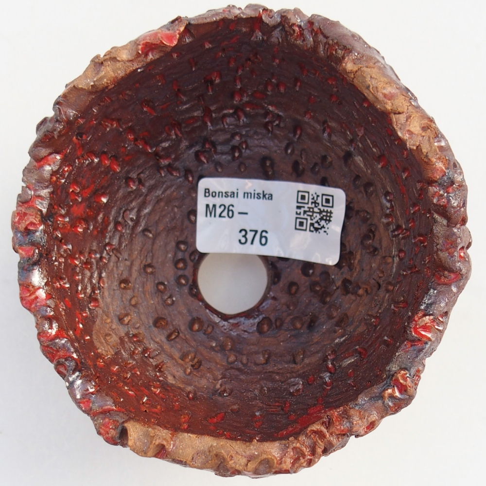 Keramikschale 10 x 9,5 x 8 cm , Farbe braun