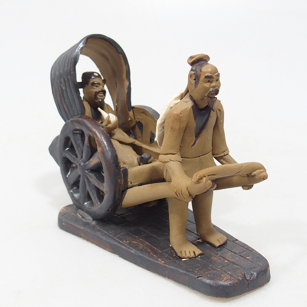 Keramik-Figur - Kutsche