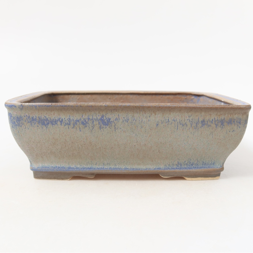Keramik-Bonsai-Schale 18 x 15 x 6 cm, Farbe: Rosa