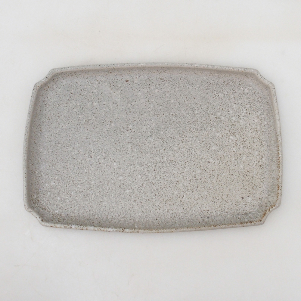 Keramische Untertasse H07 - 28 x 19 x 1,5 cm - beige