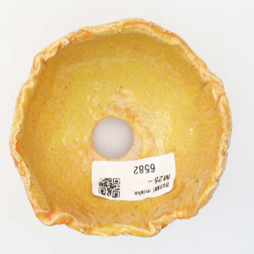 Keramikschale 8 x 8 x 6 cm , gelb