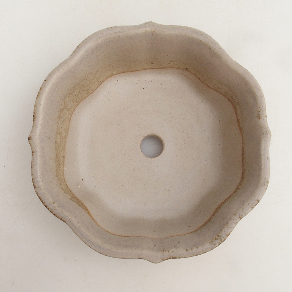 Bonsaischale H06 - 14,5 x 14,5 x 5 cm - beige