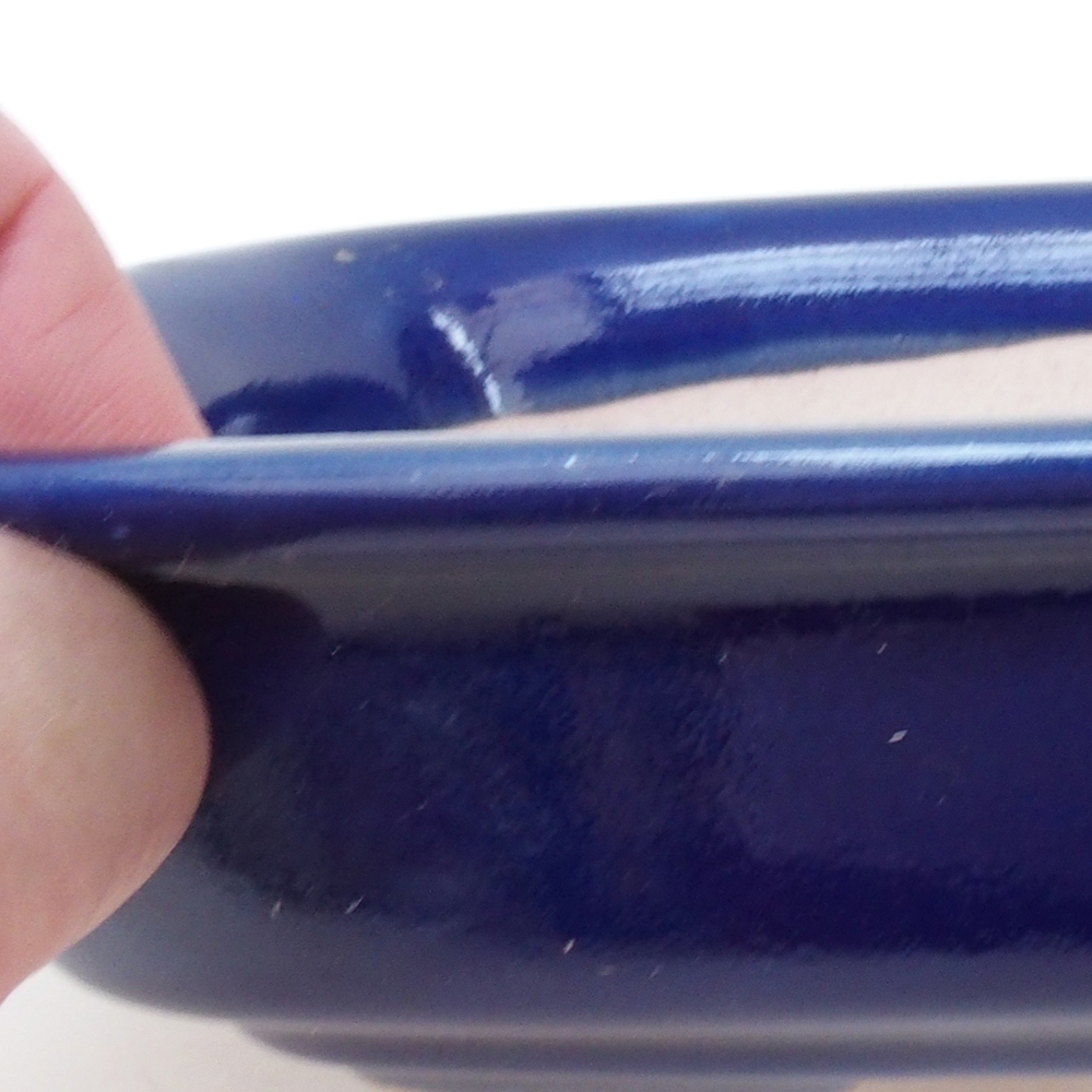 Bonsaischale H02 - 19 x 13 x 5 cm - blau
