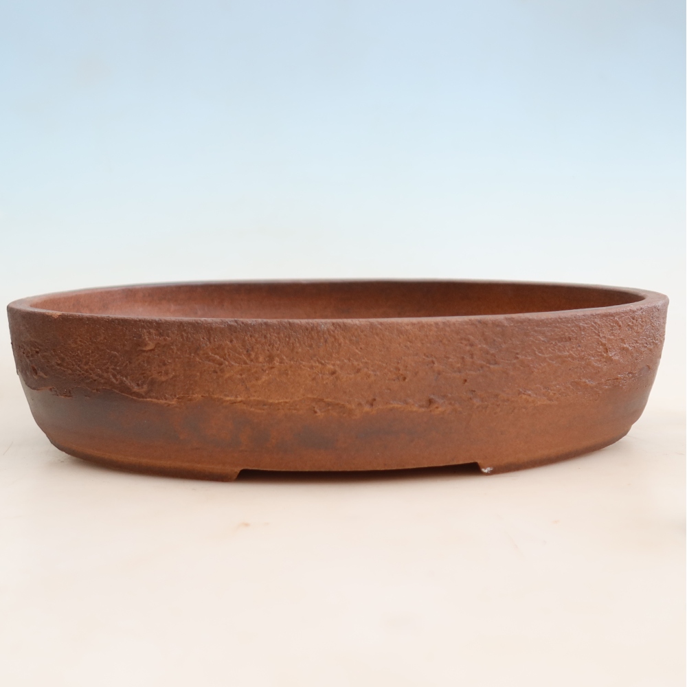Keramik-Bonsai-Schale 37 x 30 x 7 cm, Farbe: braun
