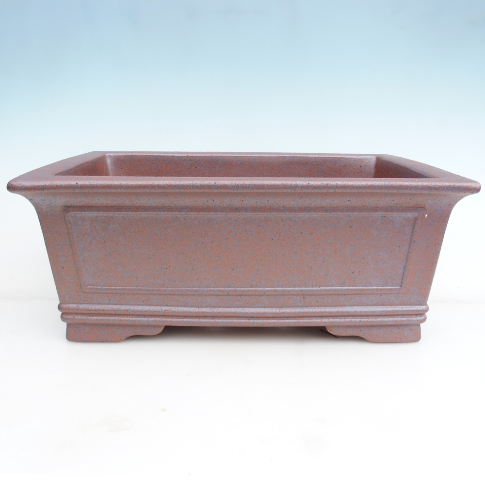 Bonsaischale aus Keramik 42 x 29 x 16 cm , Farbe Metall - NUR PERSÖNLICHE ABHOLUNG oder Palettentransport