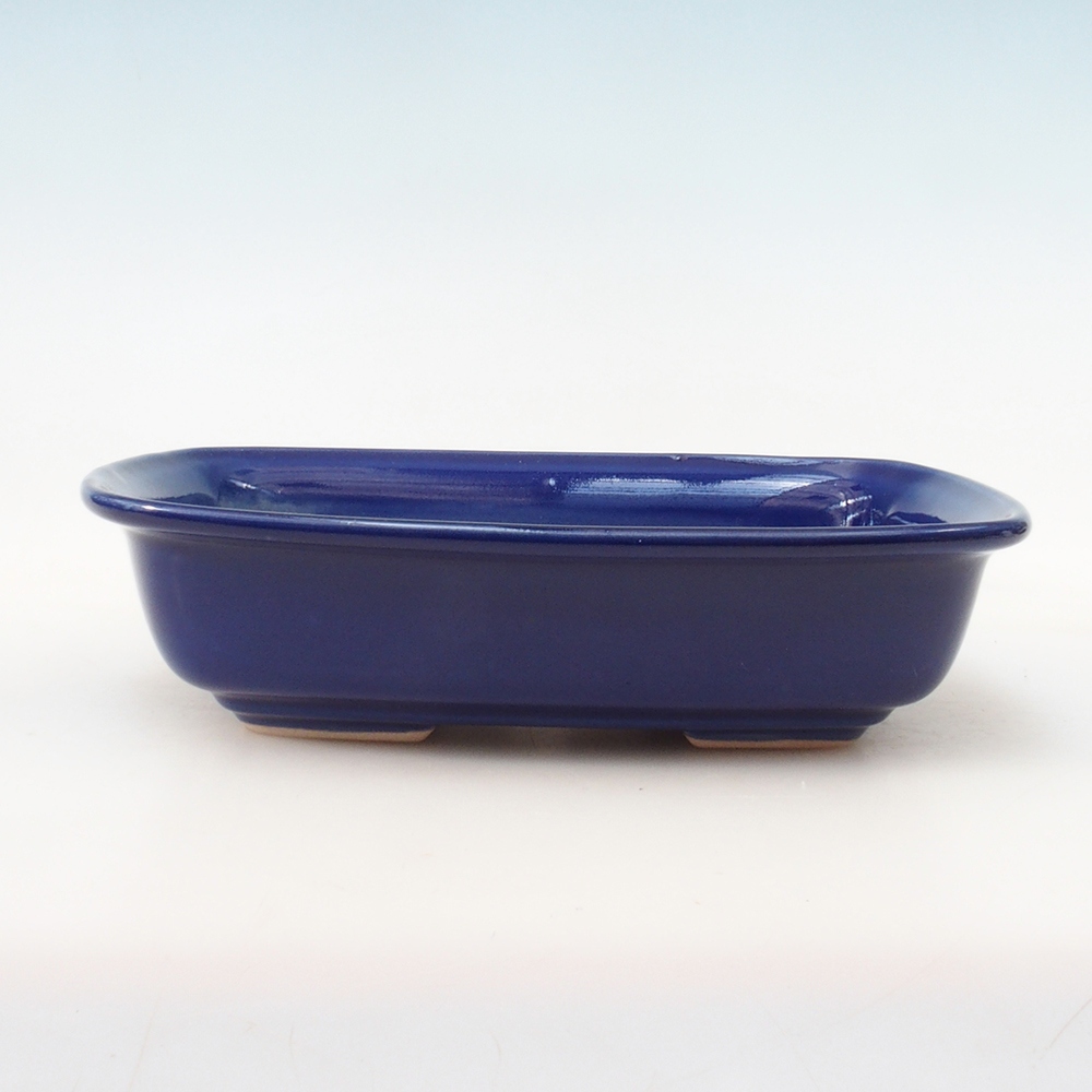Bonsaischale H09 - 30 x 23 x 7,5 cm - blau