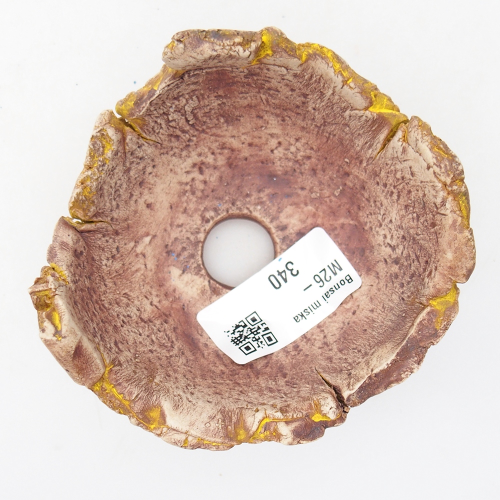 Keramikschale 9 x 9 x 5,5 cm , gelb