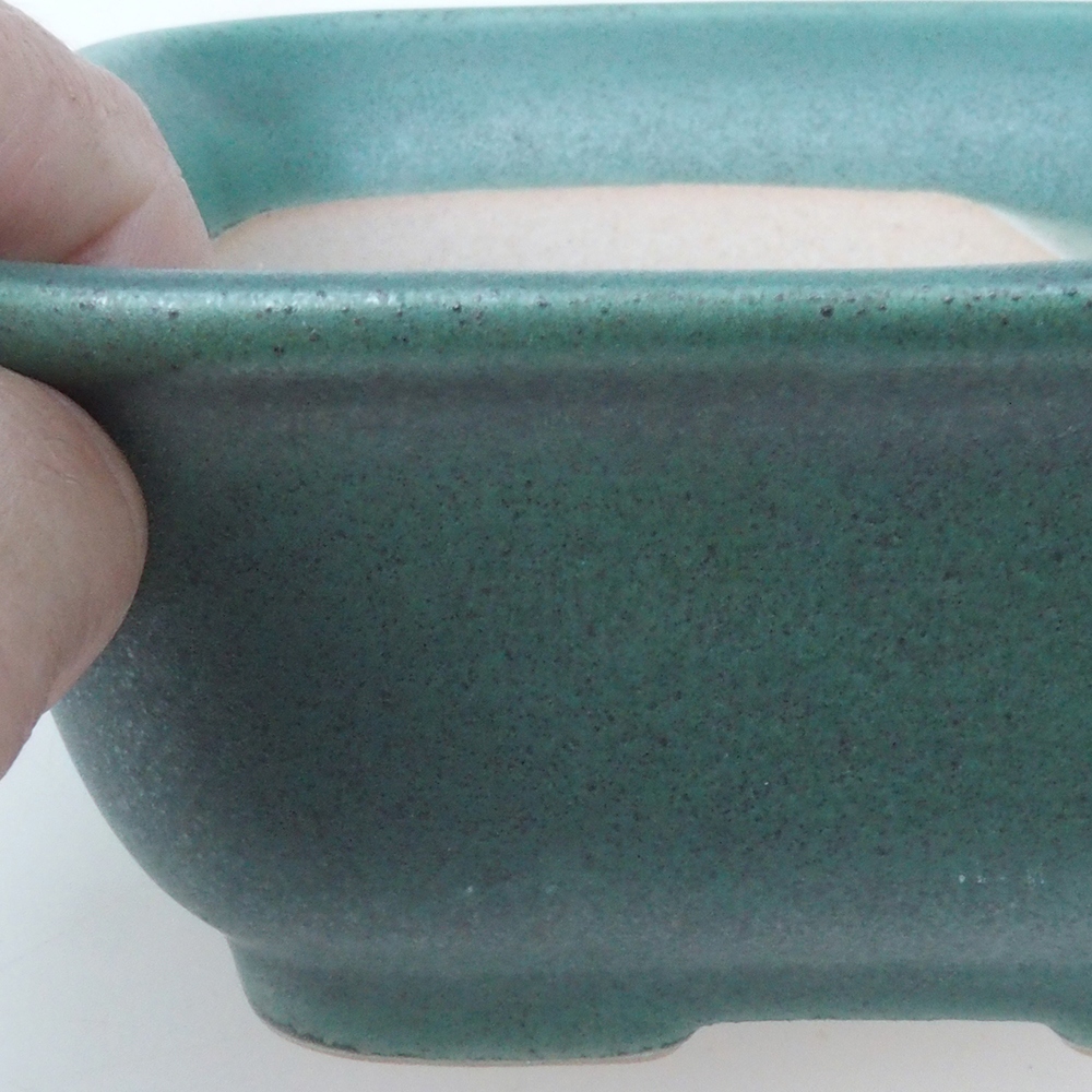 Bonsaischale H38 - 12 x 10 x 5,5 cm - grün