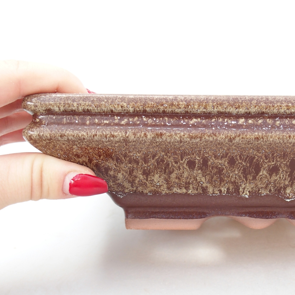 Schale 26 x 21 x 6,5 cm blau-grün