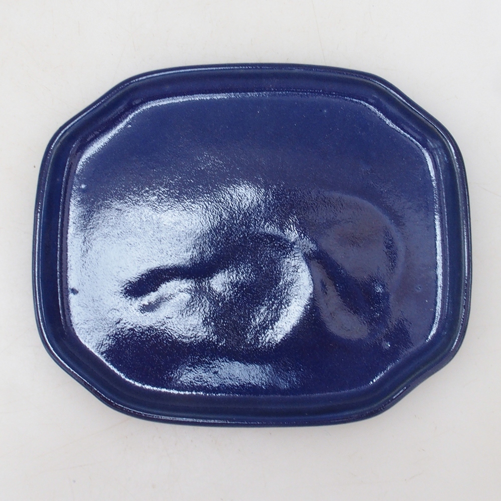 Bonsaischale + Untertasse H31 - blau