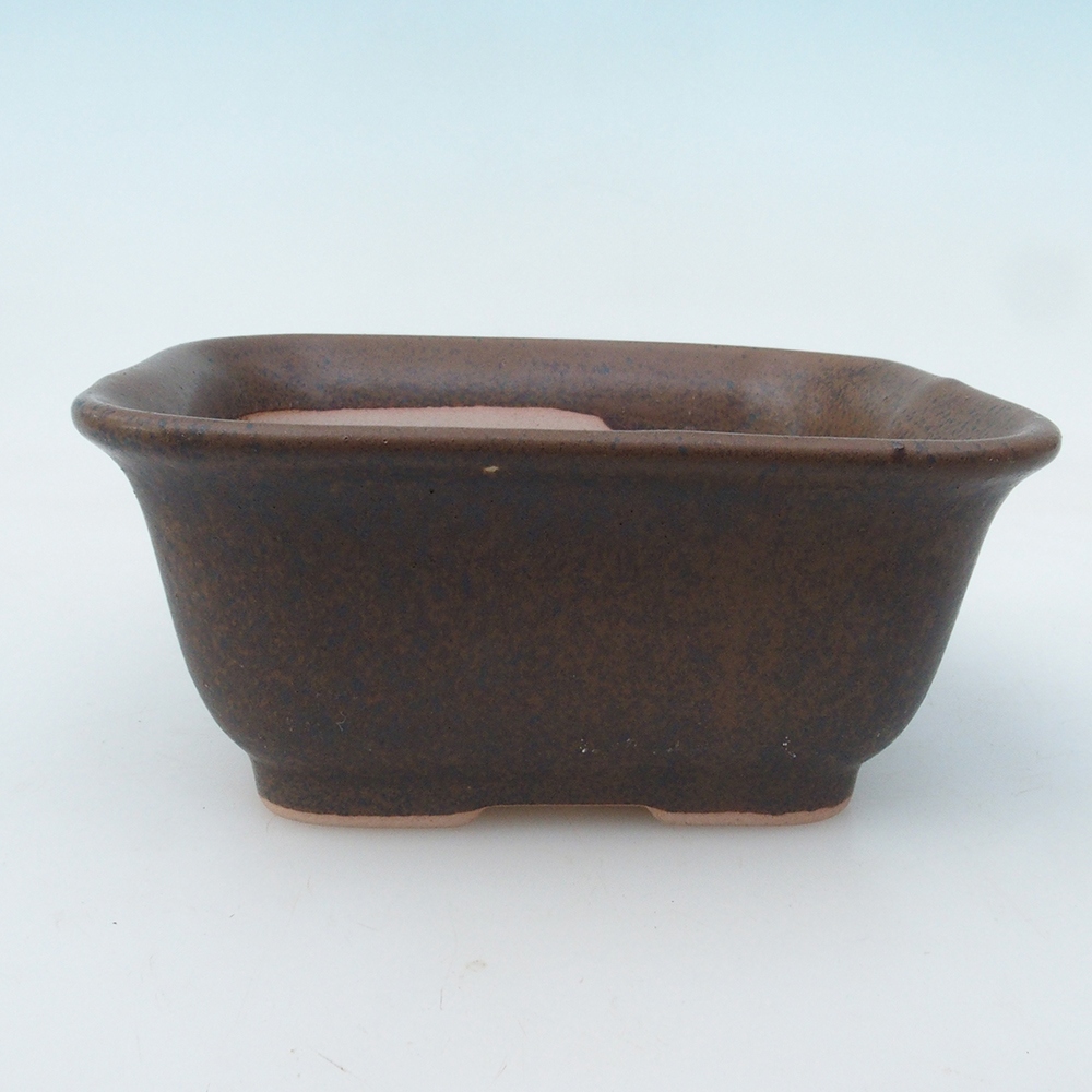 Bonsaischale H37 - 14,5 x 13 x 6,5 cm - braun