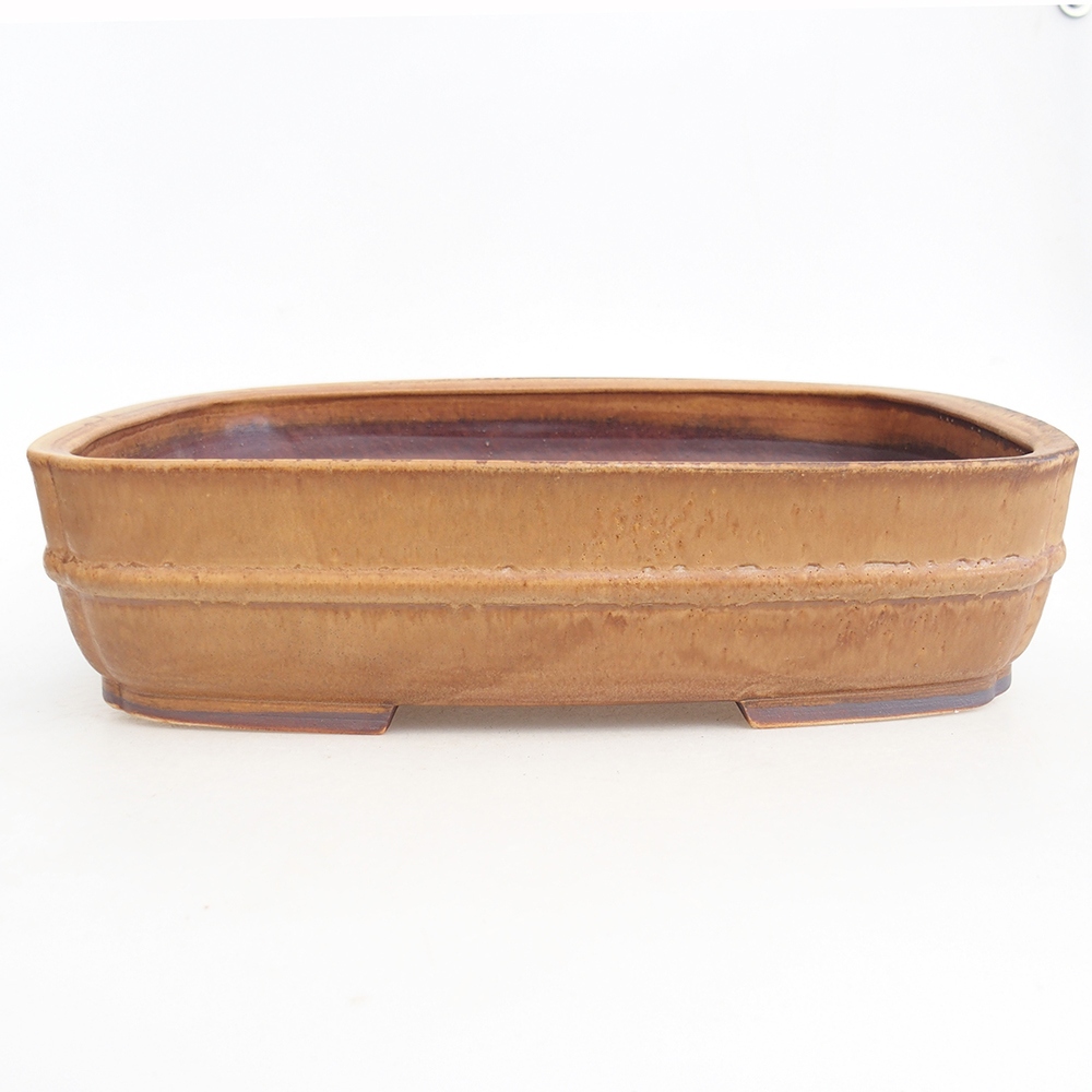 Bonsaischale aus Keramik 29,5 x 24 x 7 cm, rosa