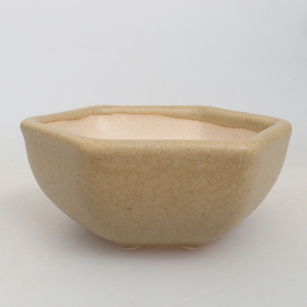 Mini-Bonsaischale 6,5 x 6 x 2,5 cm, braun